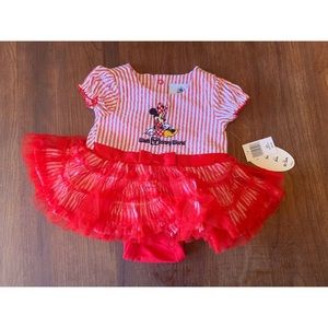 Walt Disney World Baby Girl Red Minnie Mouse Dress